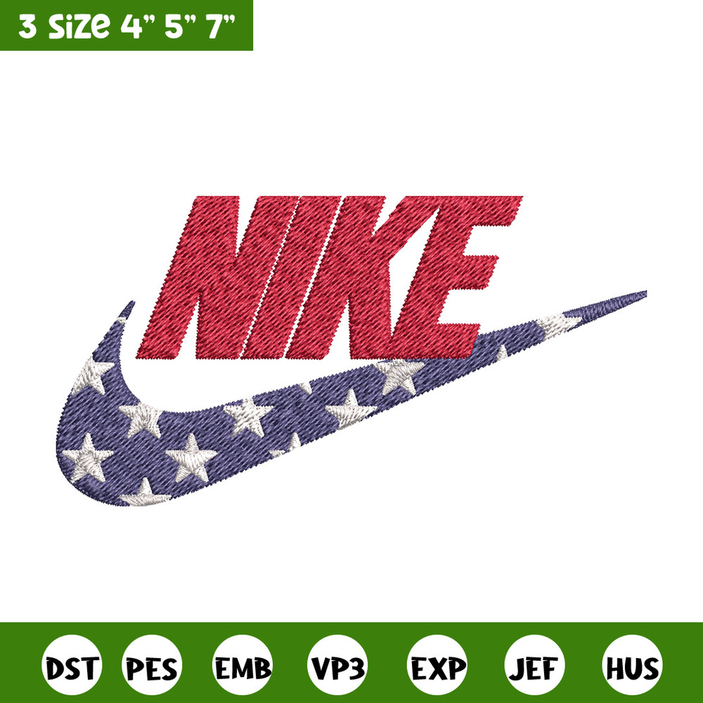 Nike red x star Embroidery Design, Brand Embroidery, Nike Embroidery, Embroidery File, Logo shirt, Digital download.jpg