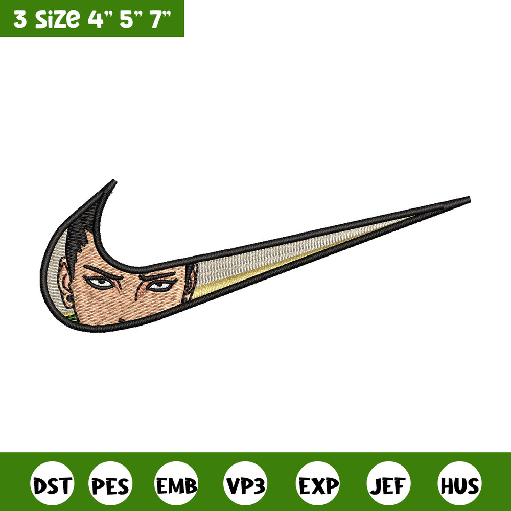 Nike shikamaru embroidery design, Naruto embroidery, Nike design, Embroidery shirt, Embroidery file, Digital download.jpg