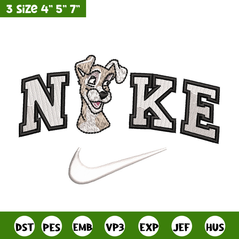 Nike white dog embroidery design, Dog embroidery, Nike design, Embroidery shirt, Embroidery file, Digital download.jpg