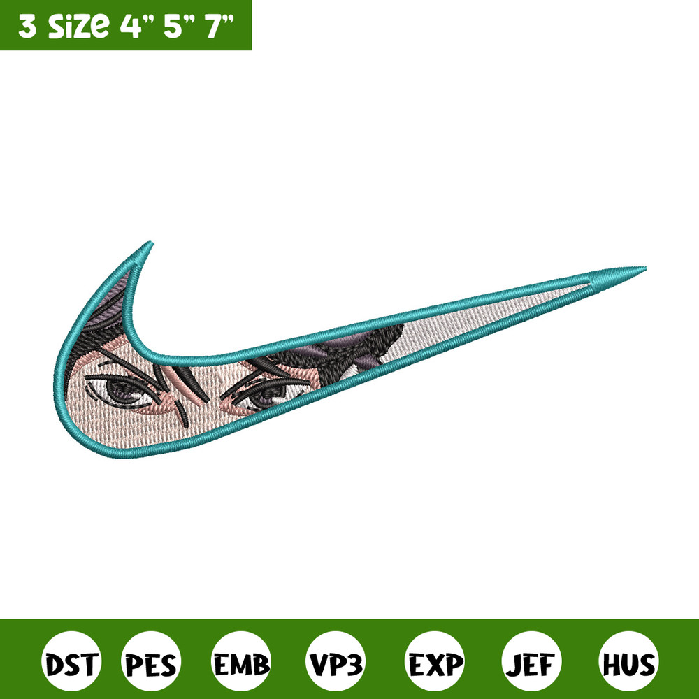 Nike x anime eyes embroidery design, Anime embroidery, Embroidery file,Embroidery shirt, Nike design,Digital download.jpg