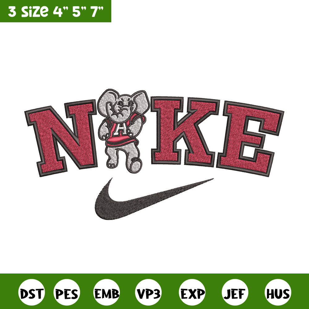 Nike x elephant embroidery design, Nike embroidery, Nike design, Embroidery file,Embroidery shirt, Digital download.jpg