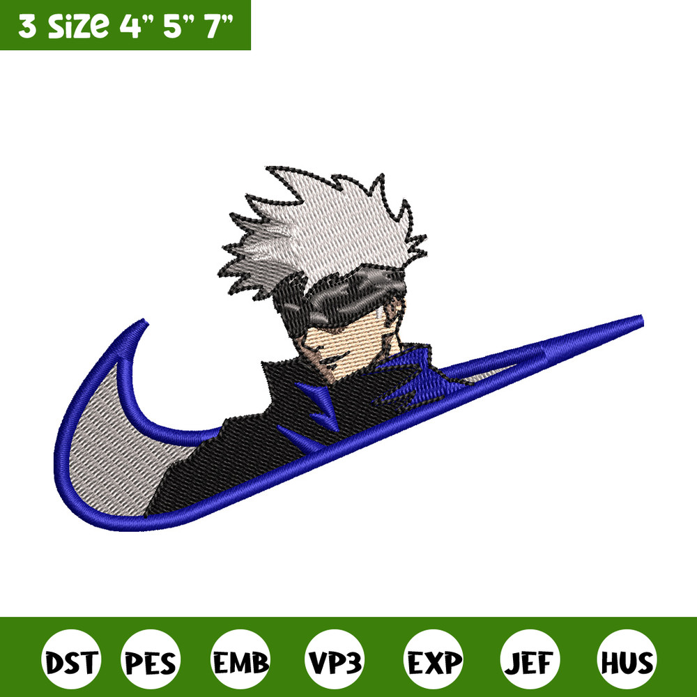 Nike x gojo embroidery design, Jujutsu embroidery, Nike design, Embroidery shirt, Embroidery file,Digital download.jpg