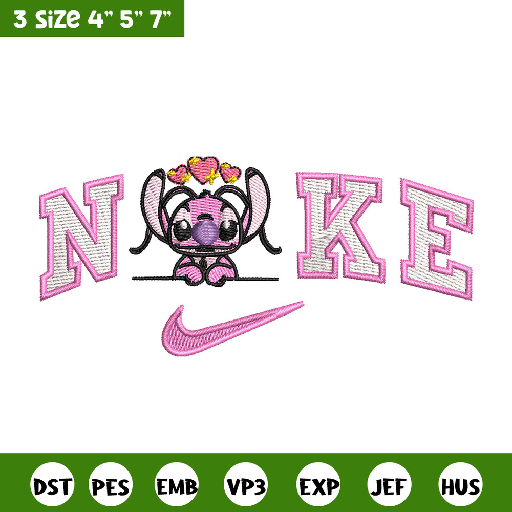 Nike x pink stitch embroidery design, Stitch embroidery, Nike design, Embroidery file,Embroidery shirt, Digital download.jpg