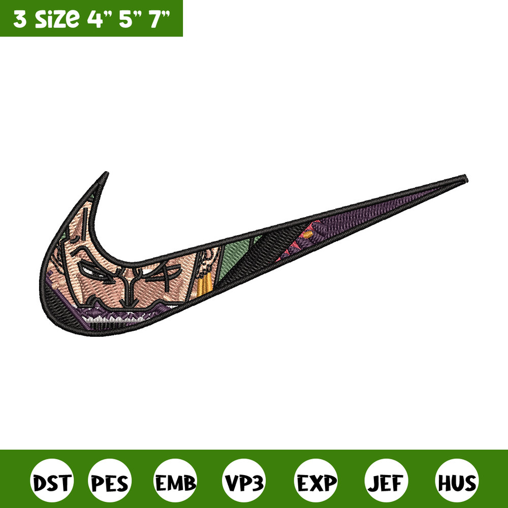 Nike x zoro embroidery design, One piece embroidery, Nike design, Embroidery shirt, Embroidery file, Digital download.jpg