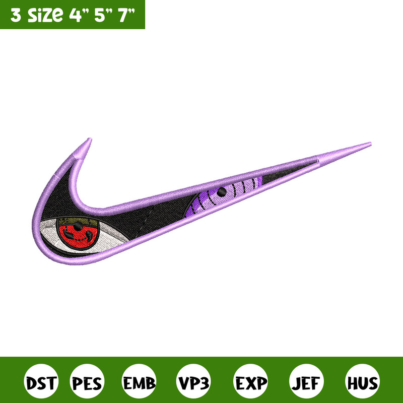 Sharingan Nike embroidery design, Naruto embroidery, Nike design, anime design, anime shirt, Digital download.jpg