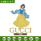 Snow White Gucci Embroidery design, Snow White cartoon Embroidery, cartoon design, Embroidery File, Instant download..jpg