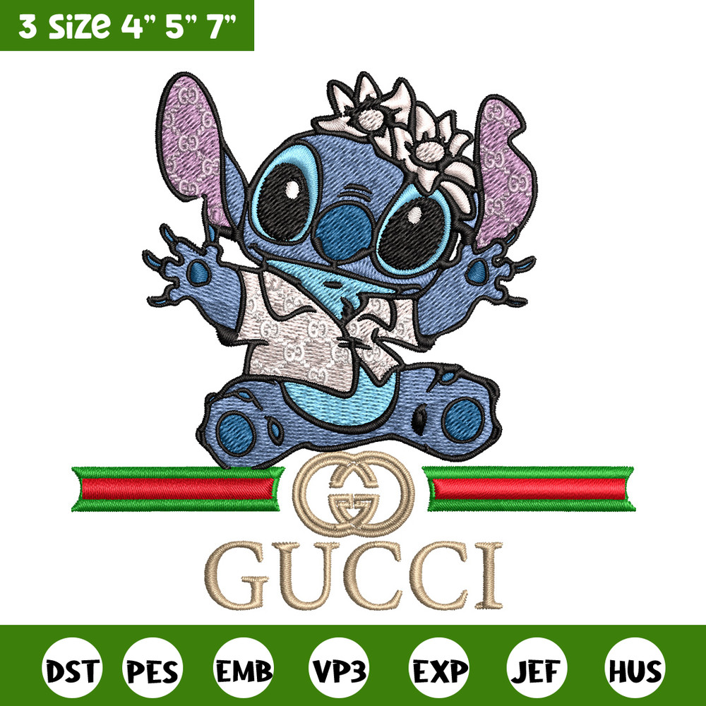 Stitch baby gucci Embroidery Design, Gucci Embroidery, Embroidery File, Logo shirt, Sport Embroidery, Digital download..jpg