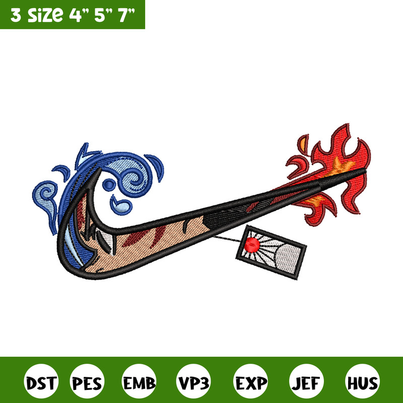 Tanjiro nike embroidery design, Kimetsu no Yaiba embroidery, nike design, anime shirt, digital download.jpg