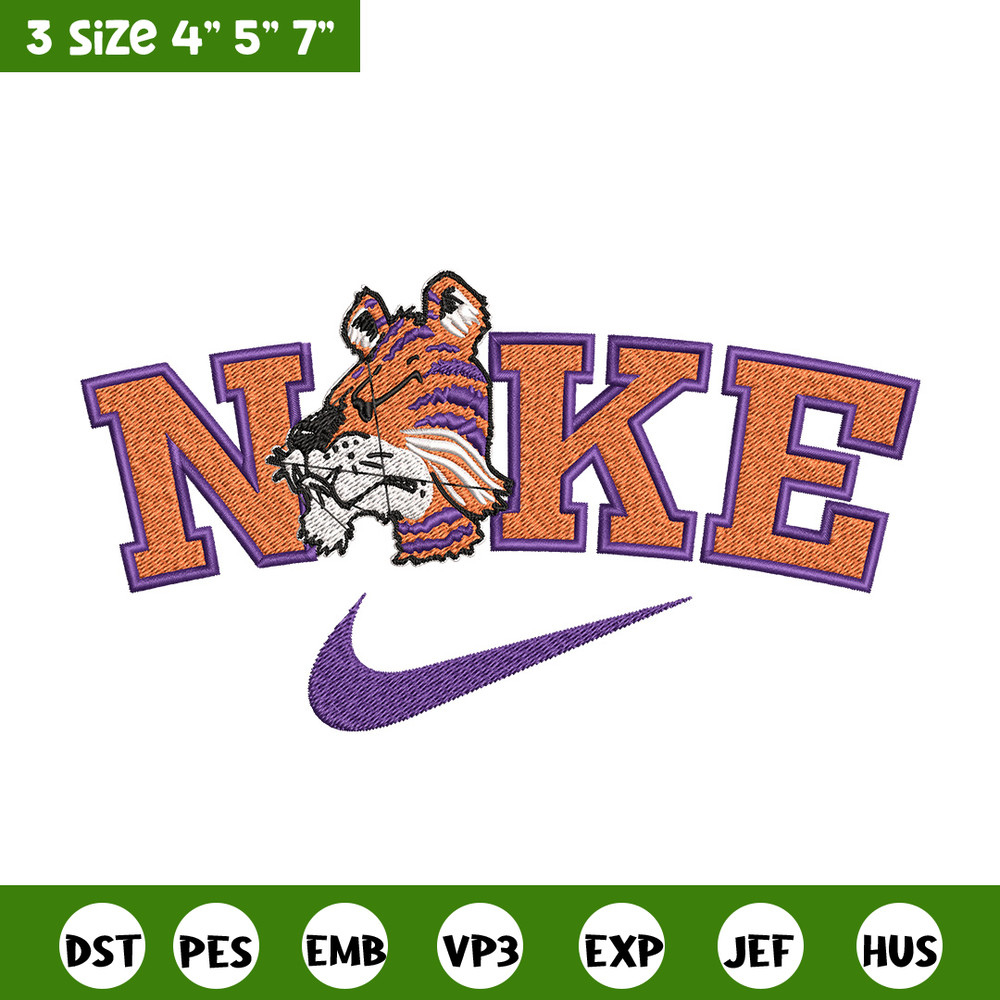 Tiger x nike embroidery design, Cartoon embroidery, Nike design, Embroidery file, Embroidery shirt, Digital download.jpg