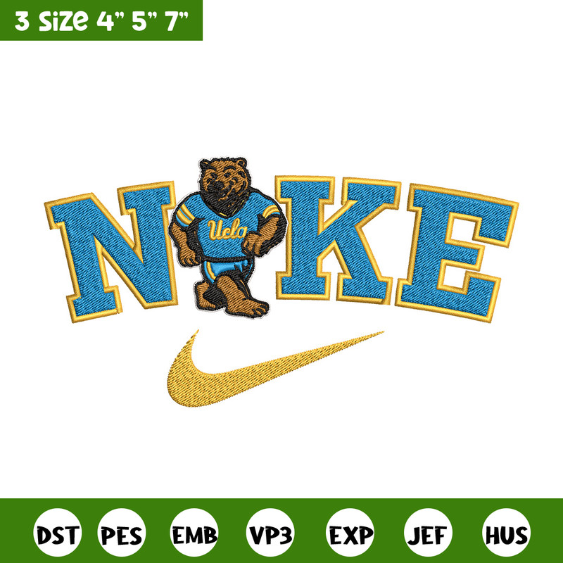 UCLA Bruins embroidery design, Sport embroidery, Nike design, Embroidery file,Embroidery shirt, Digital download.jpg