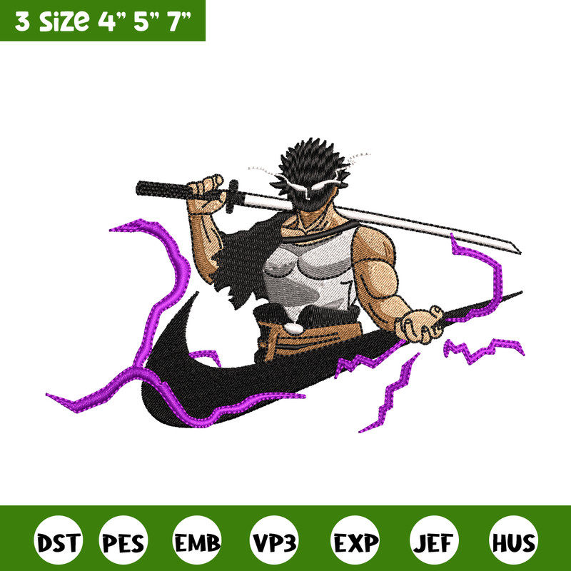 Yami Sukehiro Nike embroidery design, Black Clover embroidery, Nike design, anime design, anime shirt, Digital download.jpg