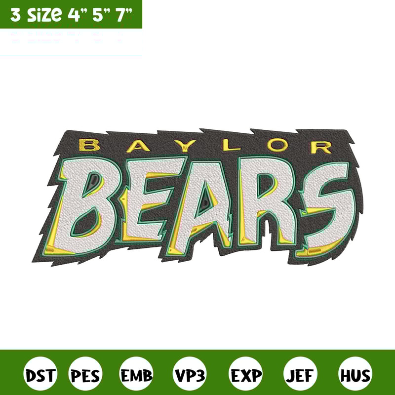 Baylor Bears Logo embroidery design, NCAA embroidery, Sport embroidery, logo sport embroidery,Embroidery design..jpg