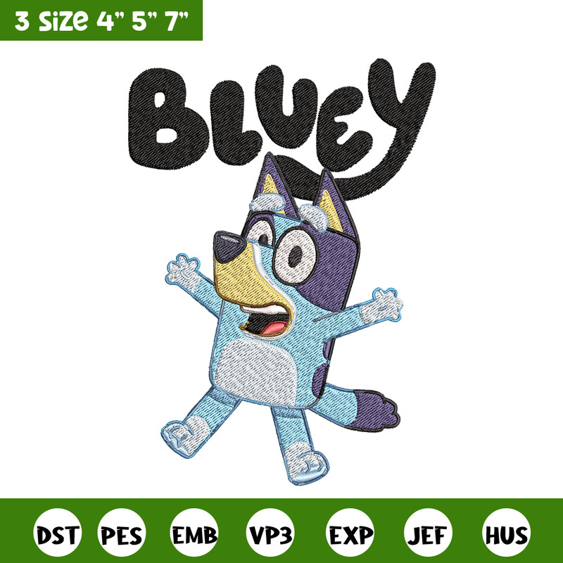 Bluey Embroidery, Bluey Cartoon Embroidery, cartoon Embroidery, cartoon shirt, Embroidery File, digital download..jpg