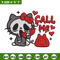 Call Me Scream Hello Kitty Embroidery design, Hallokitty Embroidery, cartoon design, Embroidery File, Digital download..jpg