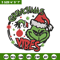 Christmas Vibes Grinch Embroidery design, Grinch Christmas Embroidery, Grinch design, Embroidery file, Digital download..jpg