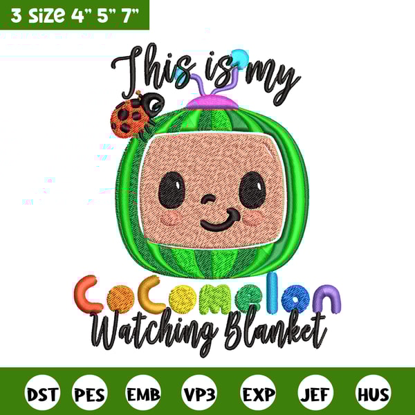 Cocomelon Logo Embroidery design, Cocomelon Embroidery, logo design, Embroidery File, logo shirt, Digital download..jpg