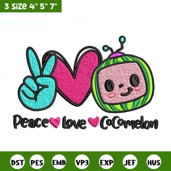 Cocomelon Logo Embroidery design, Cocomelon Embroidery, logo design, Embroidery File, logo shirt, Instant download..jpg