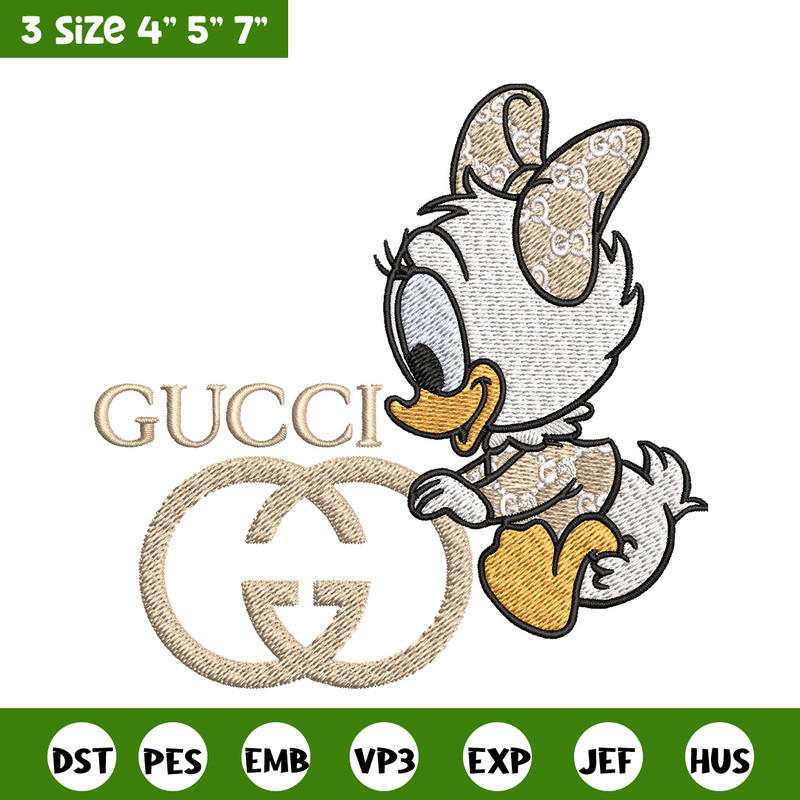 Duck baby Embroidery Design, Gucci Embroidery, Embroidery File, Logo shirt, Sport Embroidery, Digital download.jpg