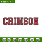 Harvard Crimson logo embroidery design,NCAA embroidery,Sport embroidery,logo sport embroidery,Embroidery design.jpg