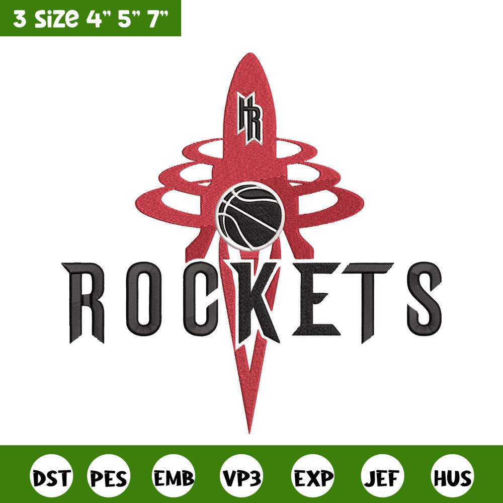 Houston Rockets logo embroidery design, Sport embroidery, logo sport embroidery, Embroidery design, NCAA embroidery.jpg