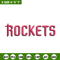 Houston Rockets logo embroidery design,NBA embroidery, Sport embroidery, Embroidery design, Logo sport embroidery.jpg