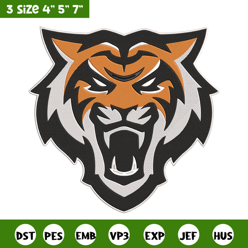Idaho State Tiger embroidery design, NCAA embroidery, Sport embroidery,Logo sport embroidery,Embroidery design.jpg