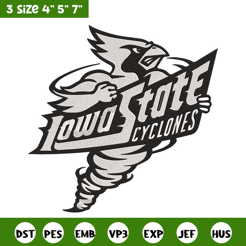 Iowa State Cyclone poster embroidery design, NCAA embroidery, Sport embroidery,logo sport embroidery,Embroidery design.jpg