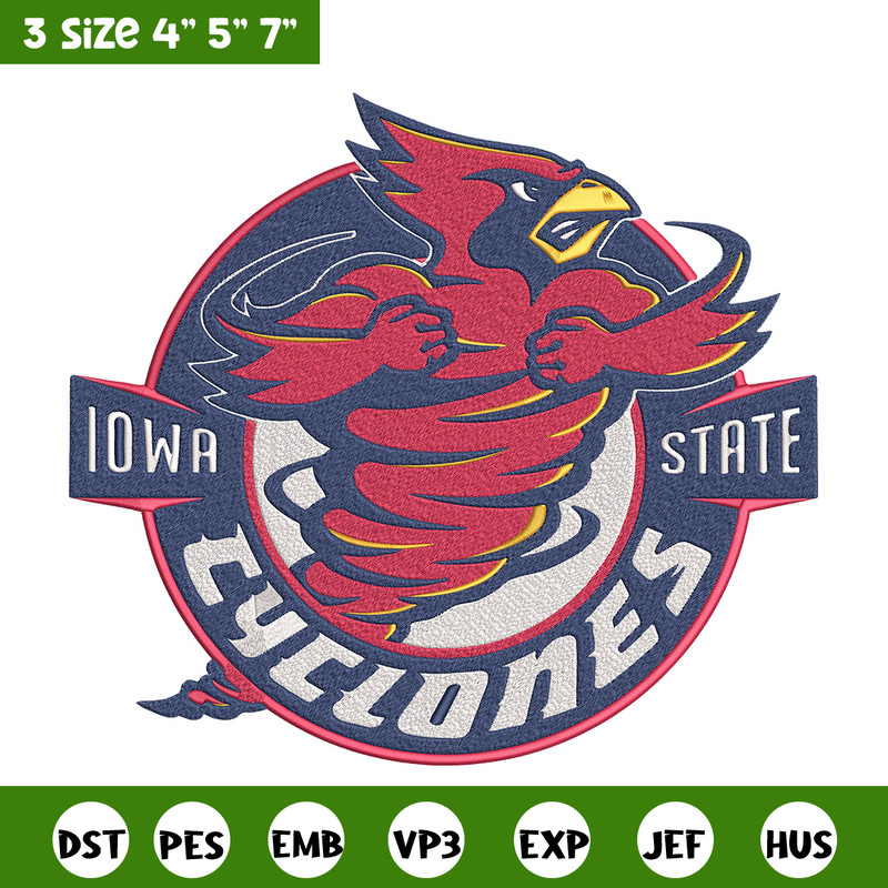 Iowa State logo embroidery design, Sport embroidery, logo sport embroidery, Embroidery design, NCAA embroidery.jpg