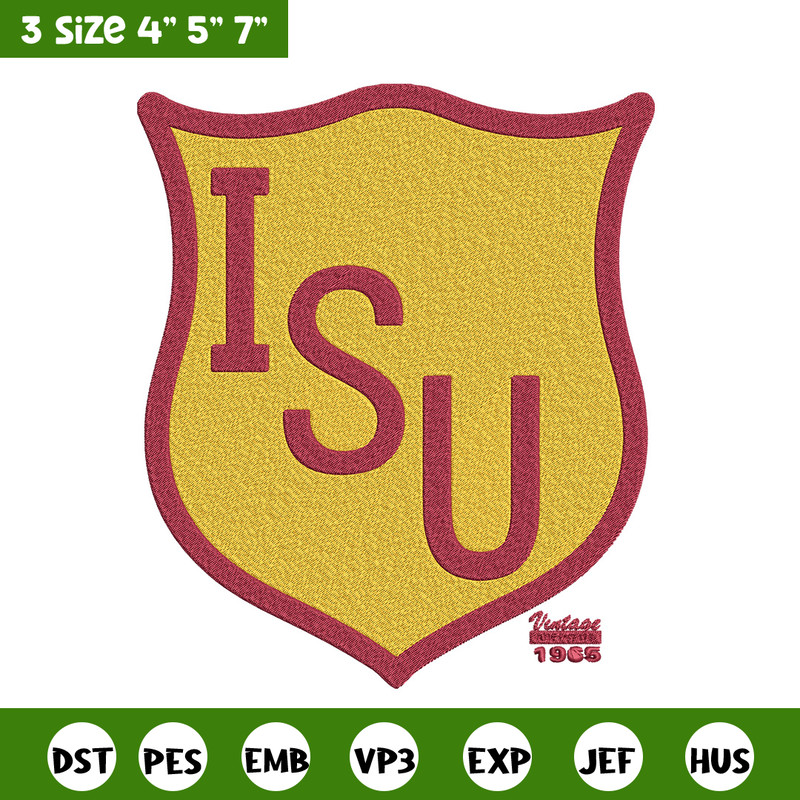 Iowa State logo embroidery design,NCAA embroidery, Sport embroidery,logo sport embroidery,Embroidery design.jpg