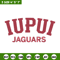 IUPUI Jaguars logo embroidery design,NCAA embroidery, Embroidery design, Logo sport embroidery, Sport embroidery..jpg