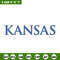 Kansas logo embroidery design, NCAA embroidery, Sport embroidery, logo sport embroidery, Embroidery design.jpg