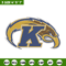Kent State logo embroidery design, NCAA embroidery, Sport embroidery,Logo sport embroidery,Embroidery design.jpg