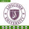 Lipscomb University logo embroidery design, NCAA embroidery, Embroidery design,Logo sport embroidery, Sport embroidery.jpg