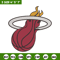 Miami Heat logo embroidery design, NBA embroidery, Sport embroidery, Embroidery design ,Logo sport embroidery..jpg