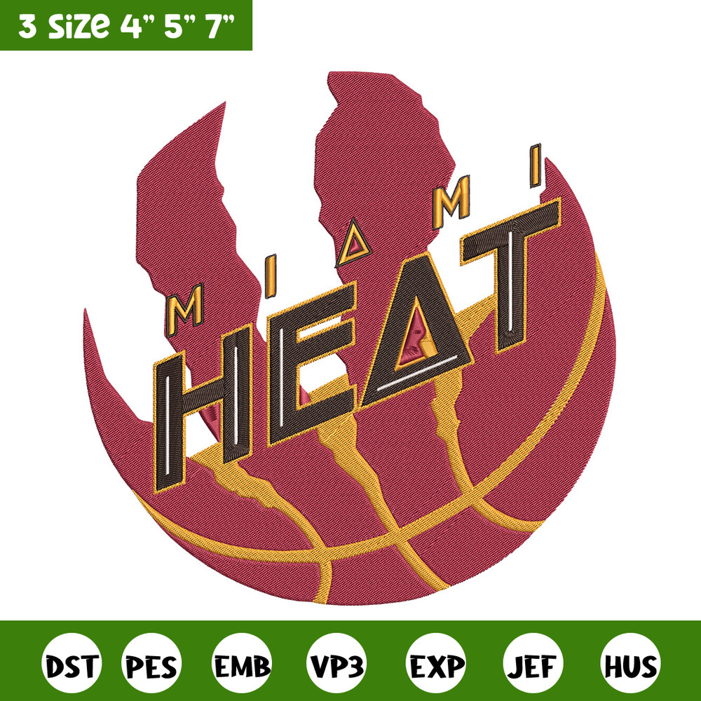 Miami Heat logo embroidery design,NBA embroidery, Sport embroidery, Embroidery design, Logo sport embroidery..jpg
