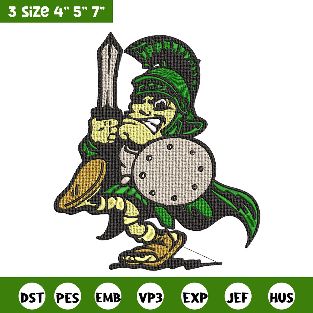 Michigan State logo embroidery design, Logo embroidery, Sport embroidery, logo sport embroidery, Embroidery design.jpg