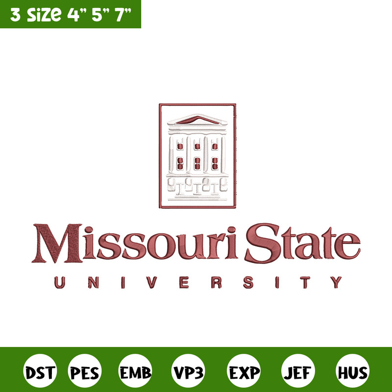 Missouri State University embroidery design,NCAA embroidery,Sport embroidery,logo sport embroidery,Embroidery design.jpg