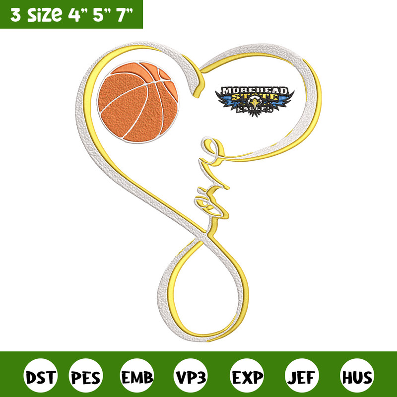 Morehead State love embroidery design, NCAA embroidery, Embroidery design, Logo sport embroidery, Sport embroidery.jpg