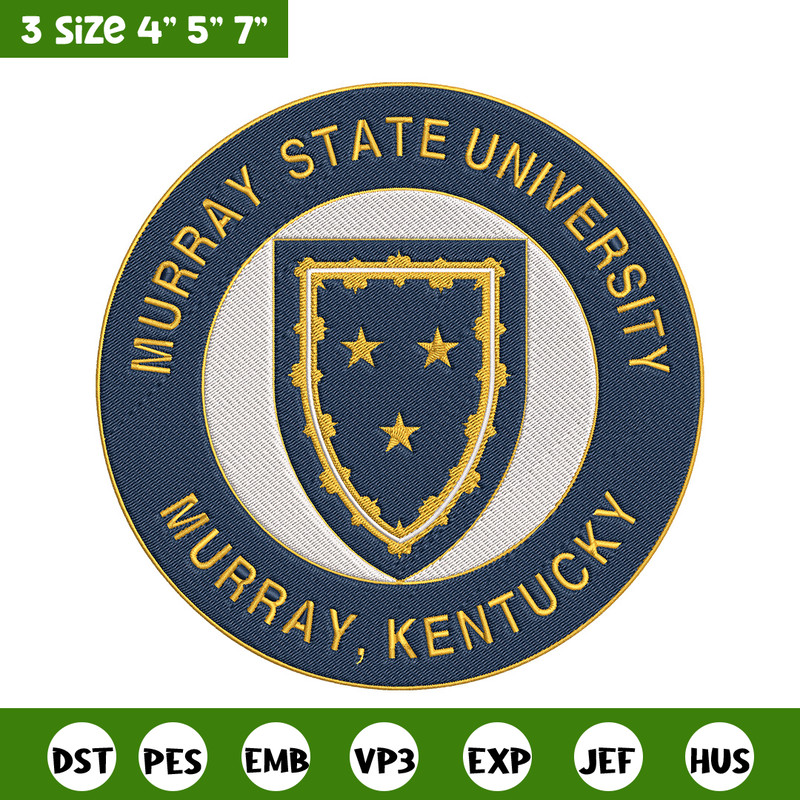 Murray State logo embroidery design, NCAA embroidery, Sport embroidery,Logo sport embroidery,Embroidery design.jpg