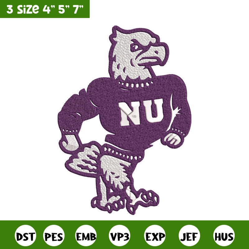 Niagara University logo embroidery design,NCAA embroidery, Sport embroidery,logo sport embroidery,Embroidery design.jpg