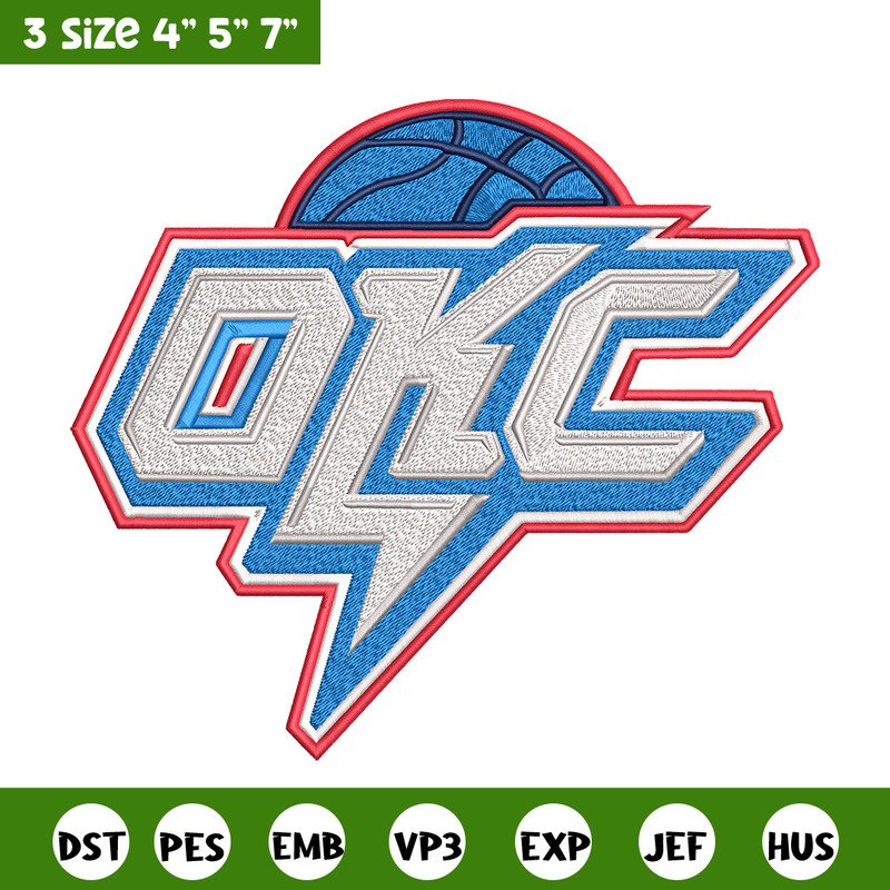 Oklahoma City Thunder logo embroidery design, NBA embroidery, Sport embroidery, Embroidery design, Logo sport embroidery.jpg
