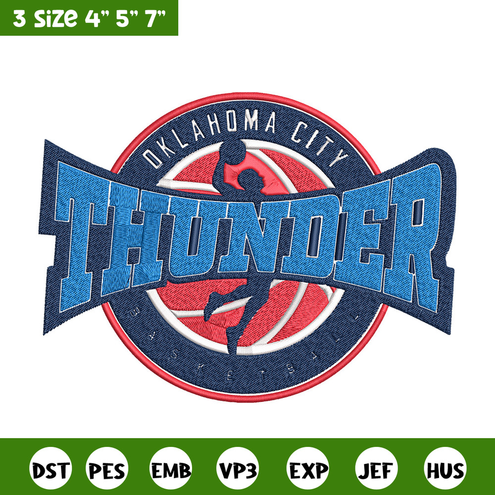 Oklahoma City Thunder logo embroidery design,NBA embroidery, Sport embroidery, Embroidery design, Logo sport embroidery.jpg