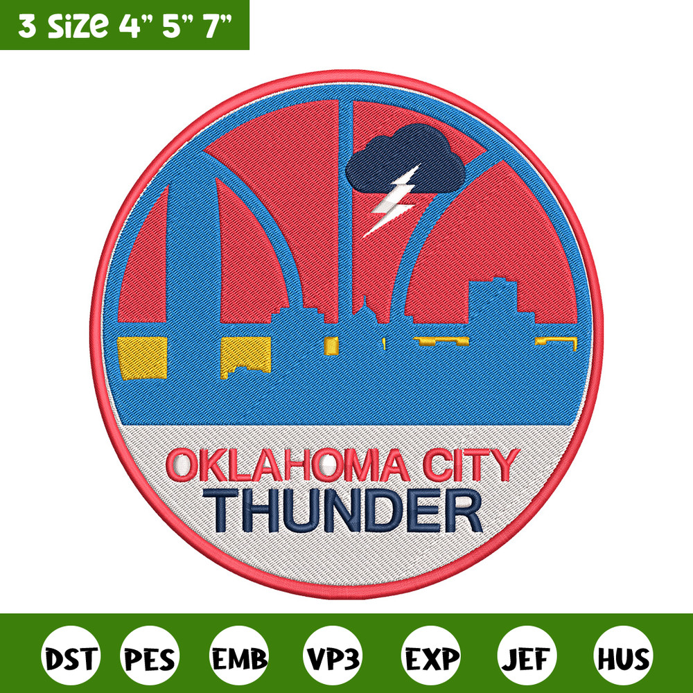 Oklahoma City Thunder logo embroidery design,NBA embroidery,Sport embroidery,Embroidery design, Logo sport embroidery.jpg