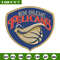 Orleans Pelicans design embroidery design, NBA embroidery, Sport embroidery, Embroidery design, Logo sport embroidery.jpg