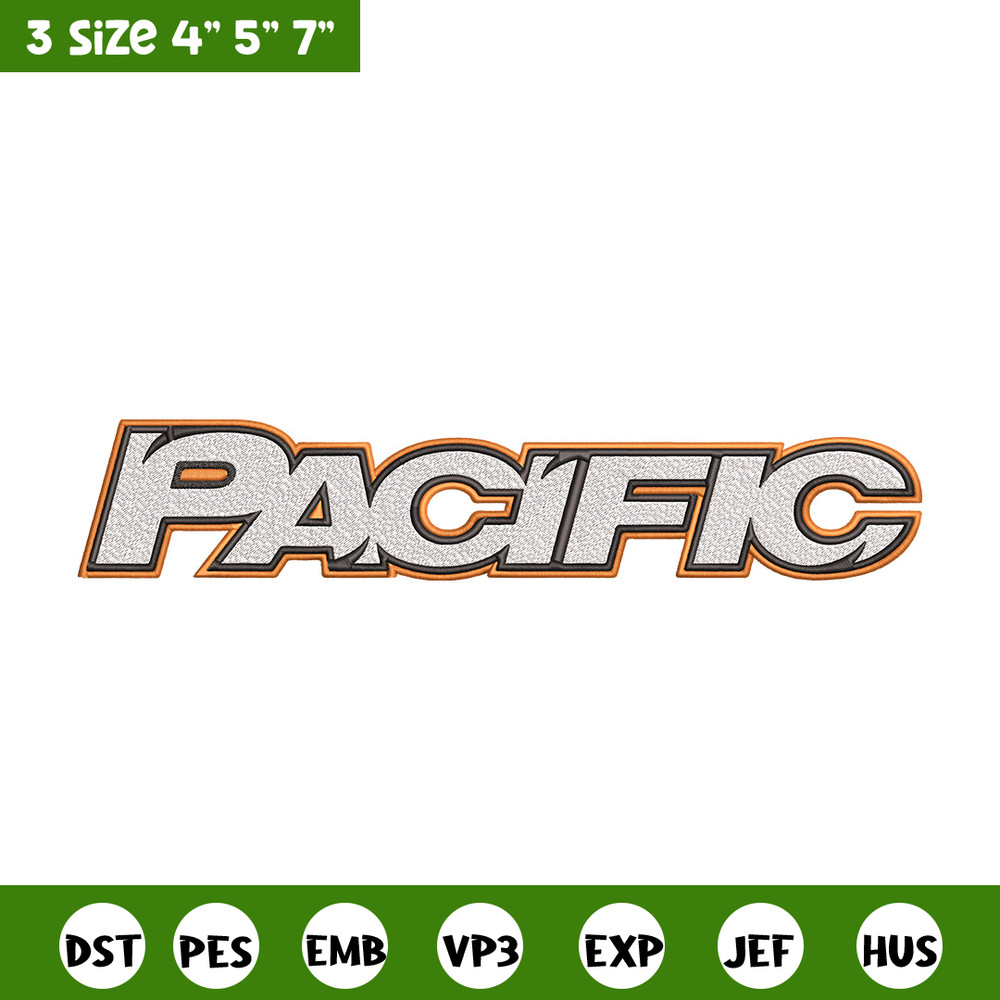 Pacific Tigers logo embroidery design, NCAA embroidery, Sport embroidery, Embroidery design,Logo sport embroidery.jpg