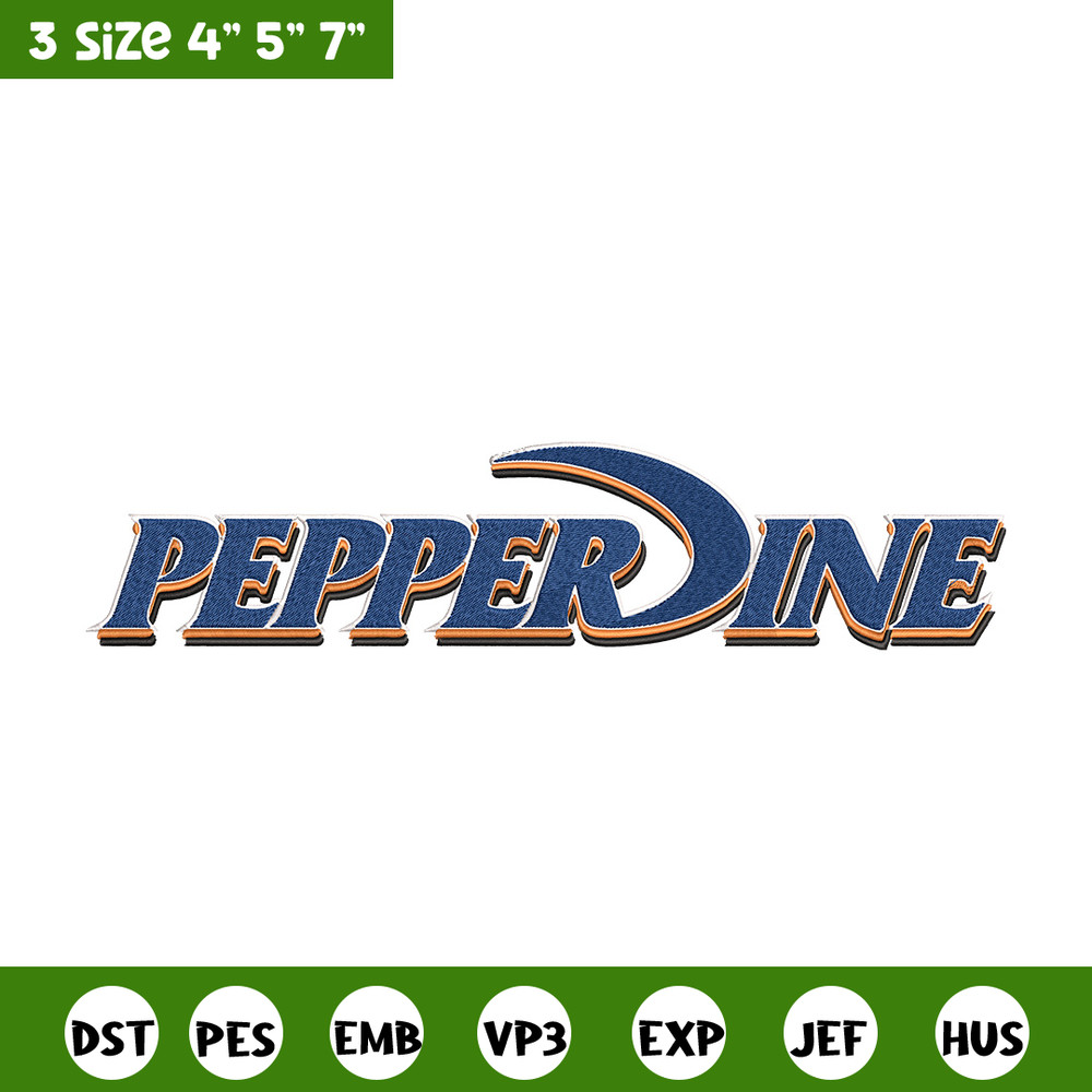 Pepperdine Waves logo embroidery design, NCAA embroidery,Sport embroidery, Embroidery design, Logo sport embroidery..jpg