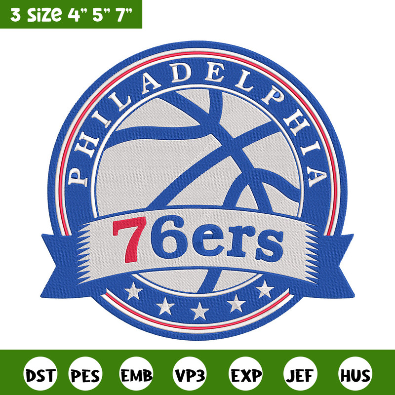 Philadelphia 76ers logo embroidery design, NBA embroidery,Sport embroidery, Embroidery design, Logo sport embroidery.jpg