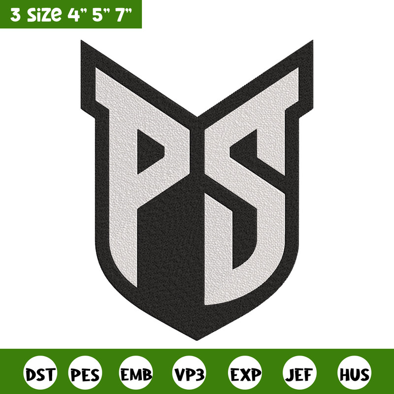 Portland State Vikings embroidery design, NCAA embroidery, Sport embroidery, Embroidery design ,Logo sport embroidery..jpg