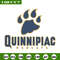 Quinnipiac University logo embroidery design, NCAA embroidery,Sport embroidery,Logo sport embroidery,Embroidery design.jpg