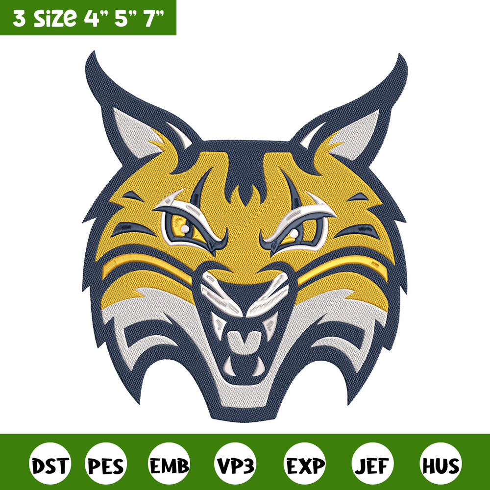 Quinnipiac University mascot embroidery design, NCAA embroidery,Sport embroidery,Logo sport embroidery,Embroidery design.jpg